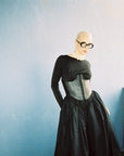 Maxi Puffy Dress Flat Black