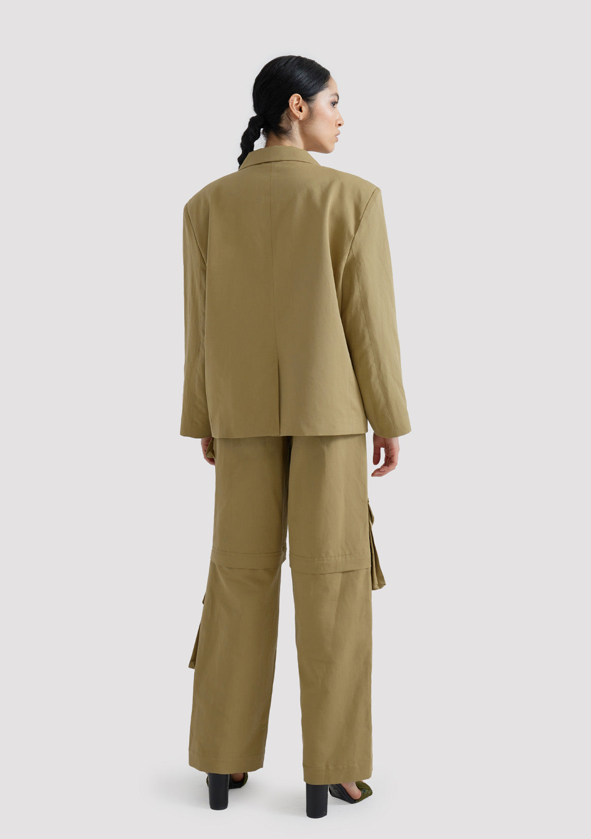 Oversize Jacket with Patched Cargo Pockets