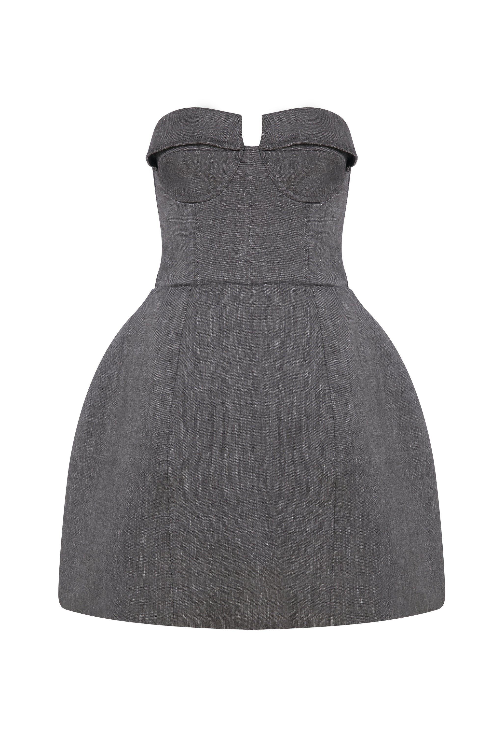 Strapless Mini Bubble Dress