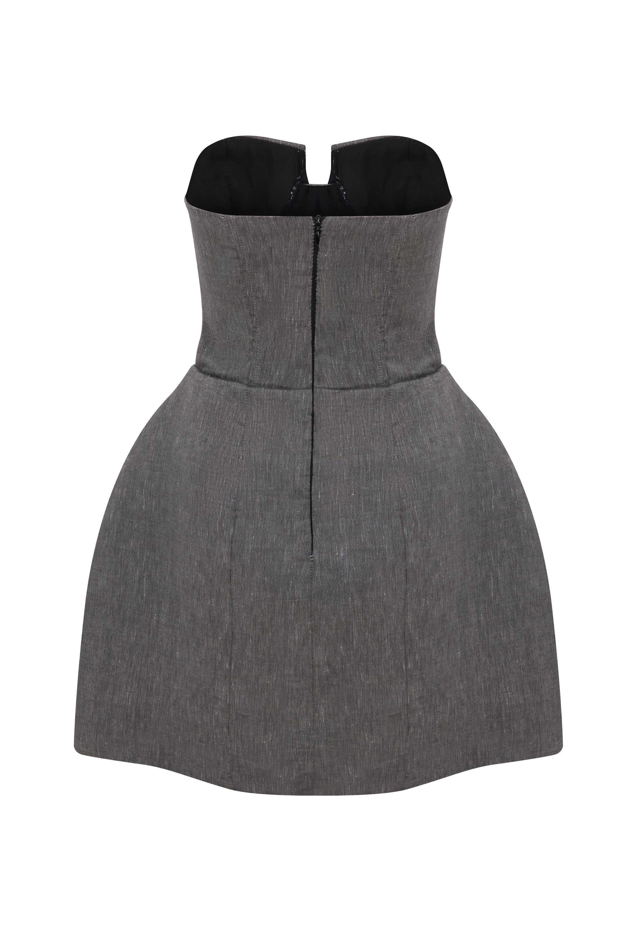 Strapless Mini Bubble Dress