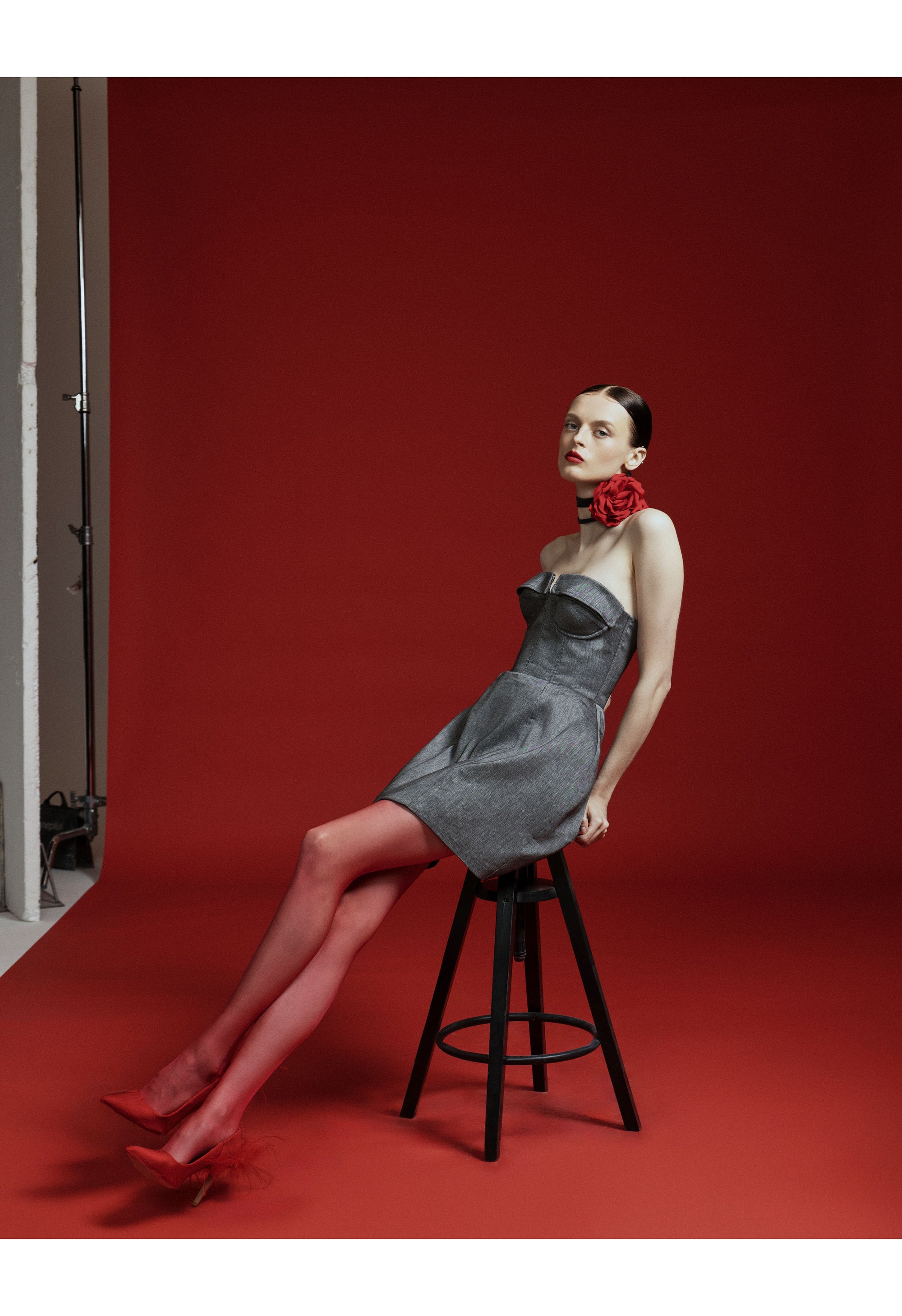 Strapless Mini Bubble Dress