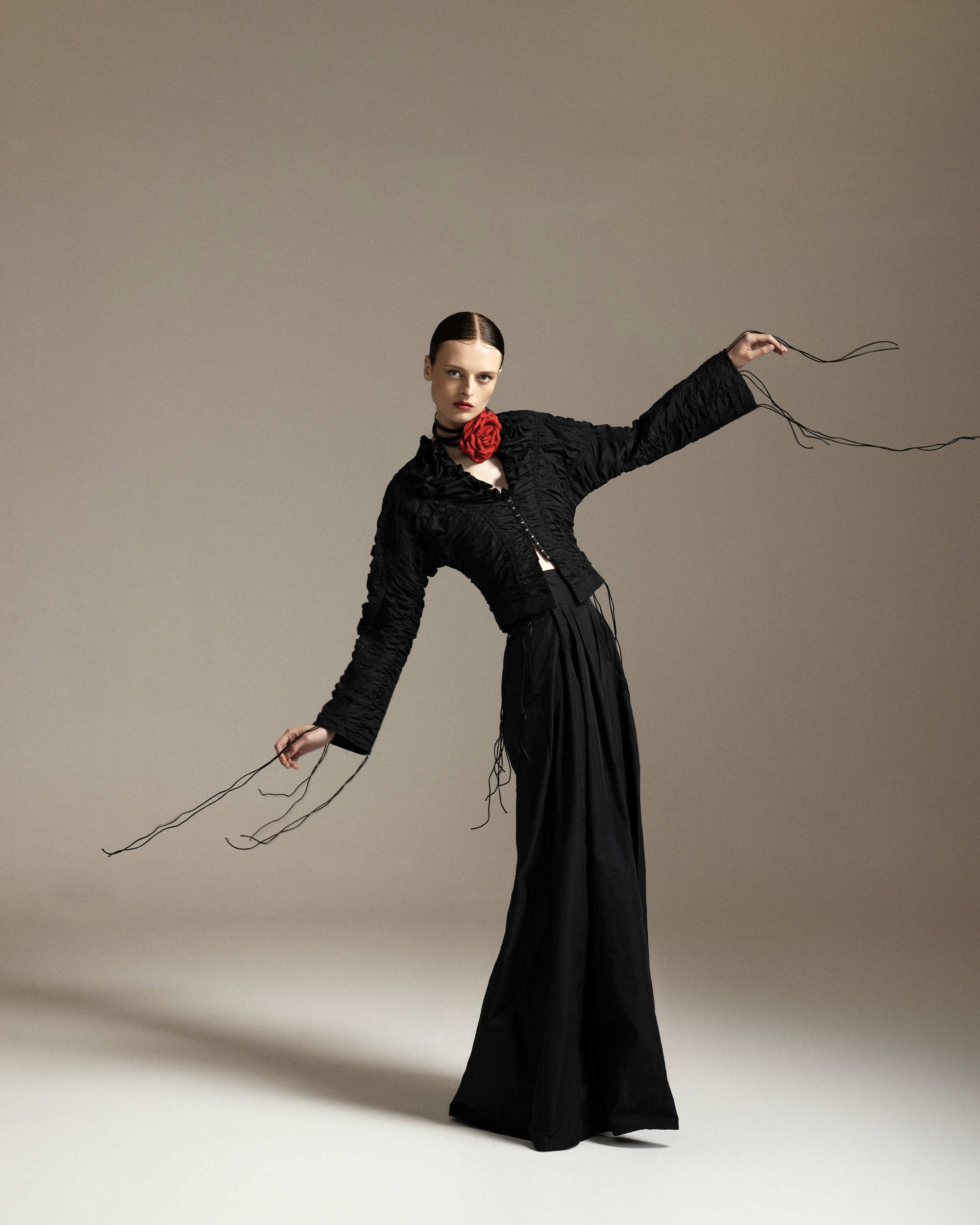 Pant With Wide Waist Black