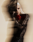 Bodysuit With Lace Sleeves