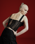 Mesh Bustier Top