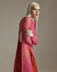 Asymmetric Hook And Eye ZAN Patterned Top