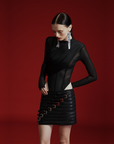 Bodysuit With Cross-over detail at The Chest