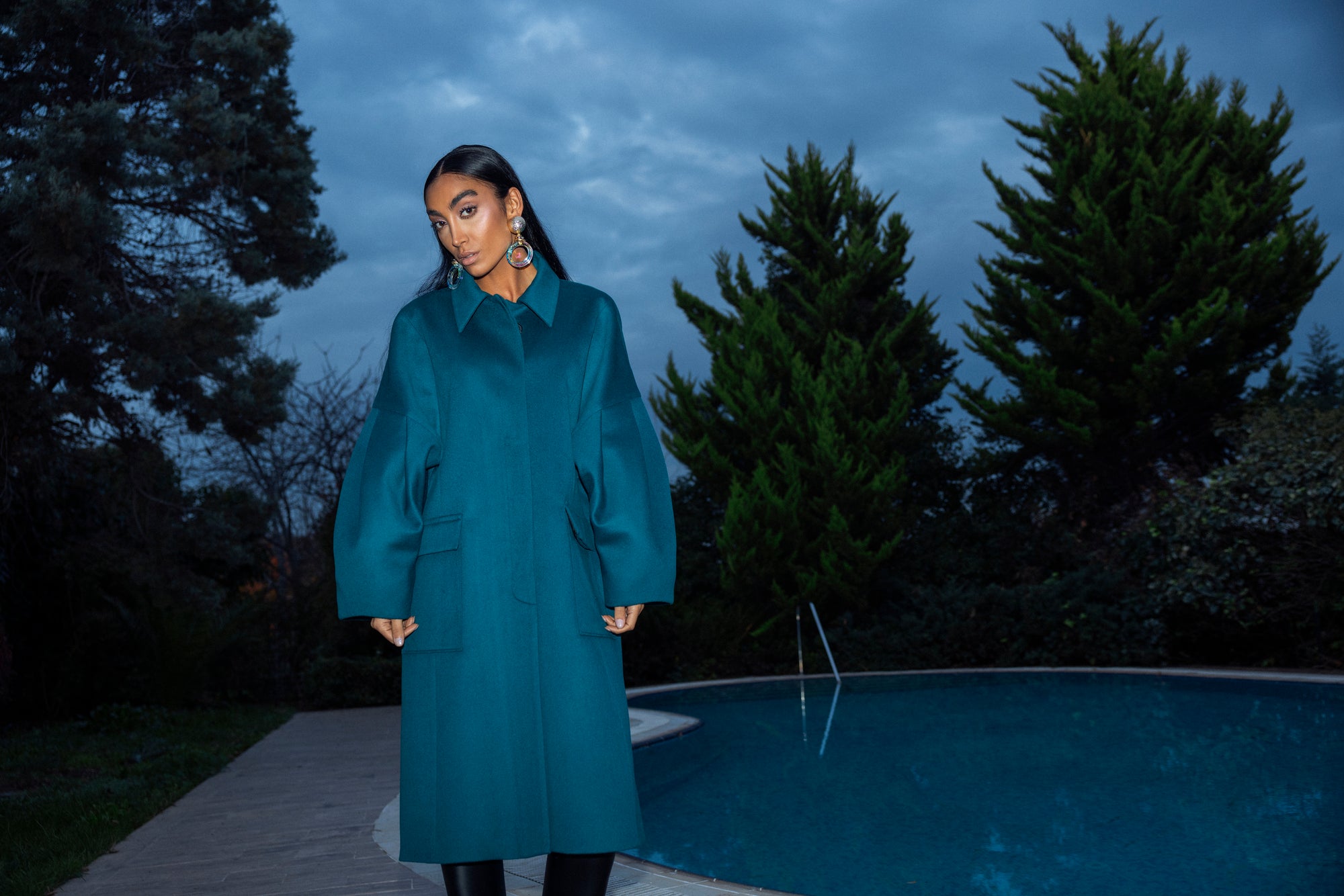 Wool & Cashmere Blend Coat