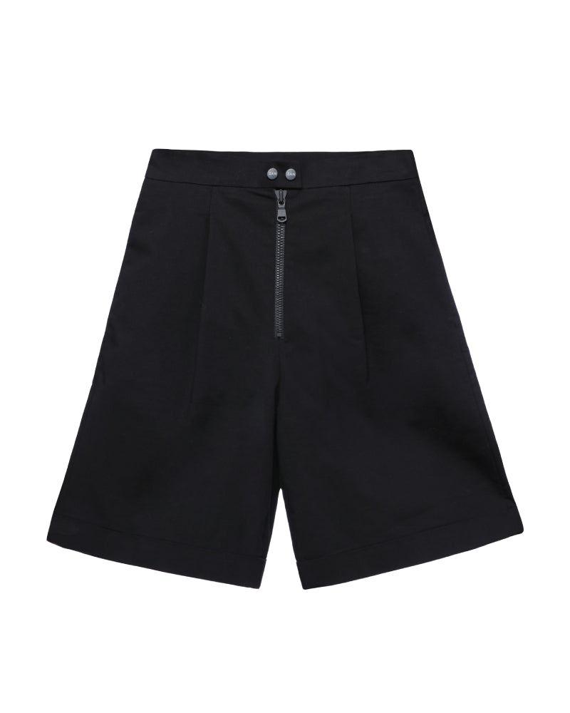 Gabardine Short with Snaps – ZAN Studio