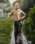 Full Gathered Jacket- GOLD