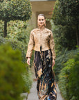 Full Gathered Jacket- GOLD