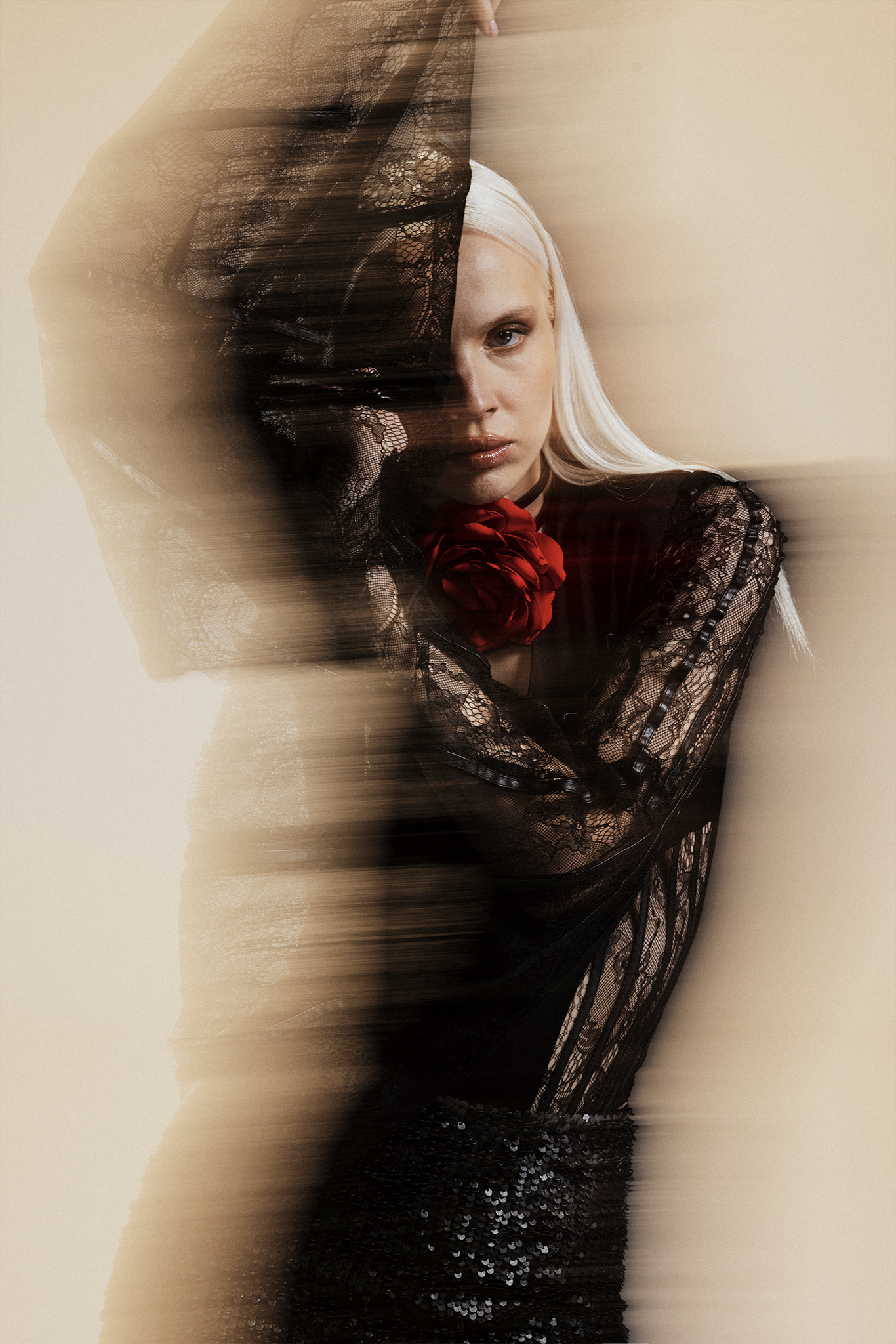 Bodysuit With Lace Sleeves