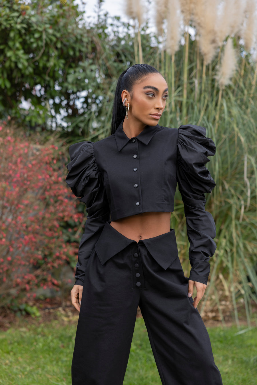 CROPPED JACKET with WING