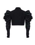 Cropped Jacket with Wing