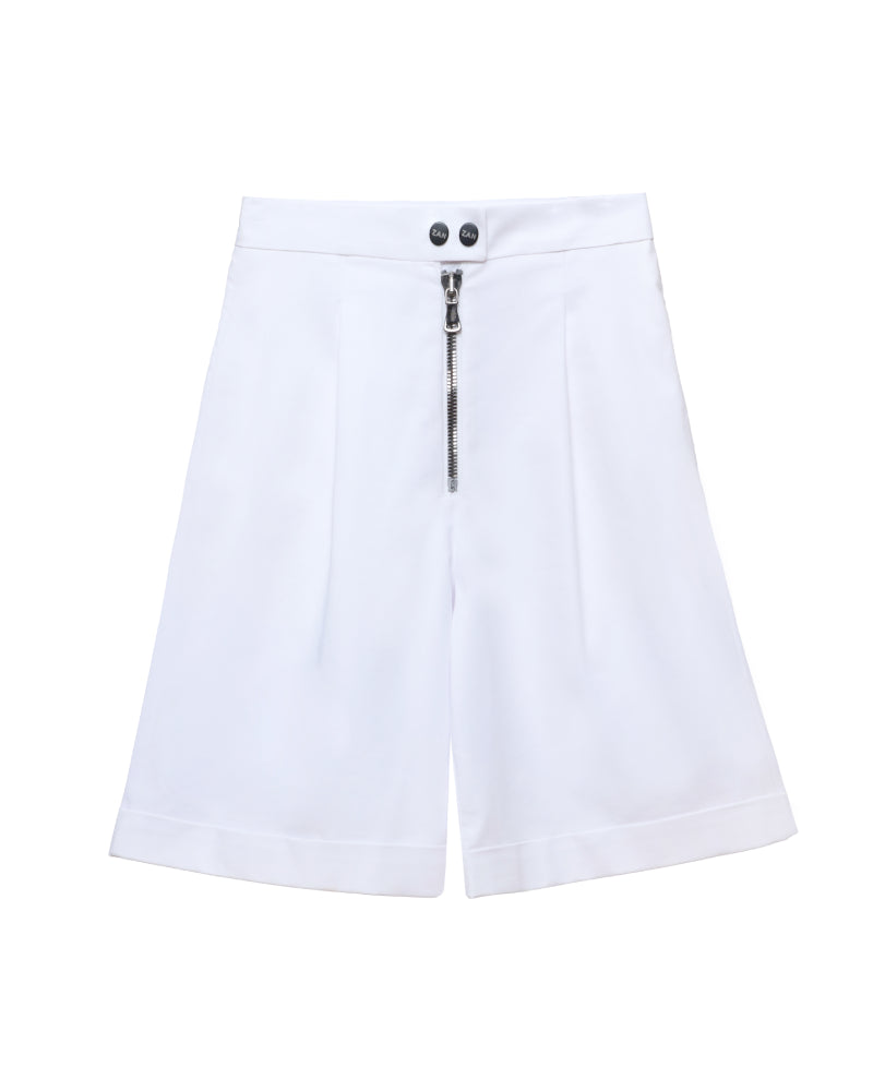 【BAON】[unisex] Gineu Snap Button Bermuda Banding Pants New Waves Gauze Elastic Waist Pants - Black Sands | Billabong